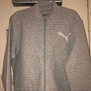 Puma bomber jacket sweatshirt